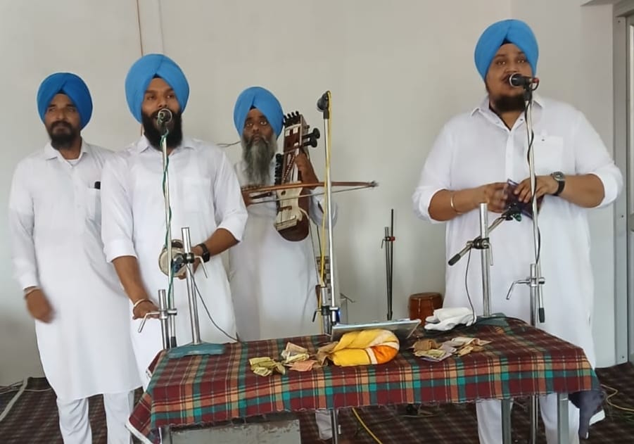 Gurmat Samagam was organized in the memory of Bhai Sangat Singh in Dogharpur.